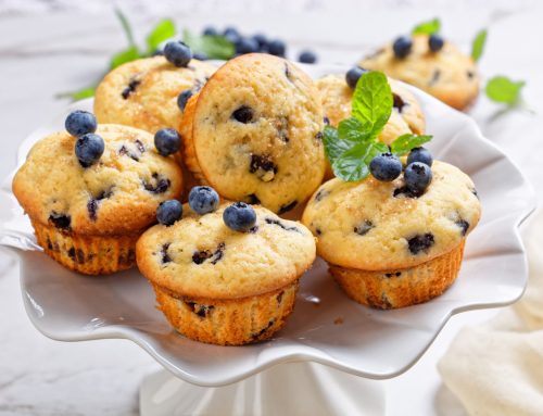 Muffins con arándanos
